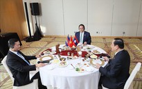Thủ tướng Phạm Minh Chính ăn sáng, làm việc với Thủ tướng Lào và Thủ tướng Campuchia