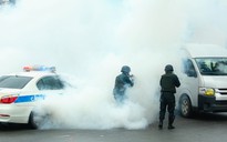 VIDEO: Cảnh sát gìn giữ hòa bình diễn tập chống khủng bố giải cứu con tin
