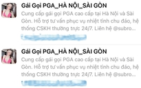 Lập nhóm "Gái gọi PGA Hà Nội-Sài Gòn" trên mạng xã hội để lừa đảo
