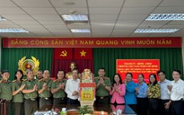 Phó Bí thư Thành uỷ TP HCM Nguyễn Phước Lộc thăm, chúc tết Phòng An ninh đối nội