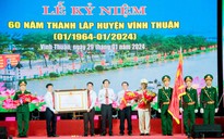 Một huyện của Kiên Giang nhận Huân chương Lao động hạng Nhất