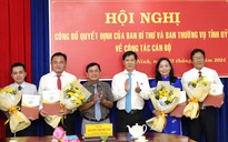 Tây Ninh công bố, trao quyết định của Ban Bí thư và Ban Thường vụ Tỉnh uỷ về công tác cán bộ 