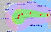 Bão Trami diễn biến rất phức tạp, có khả năng đổi hướng di chuyển