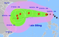 Bão Trami vào Biển Đông thành bão số 6, sẽ giật cấp 15 