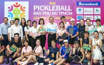 Bí thư Thành ủy Nguyễn Văn Nên phát bóng khai mạc Giải Pickleball Báo Phụ nữ TP HCM