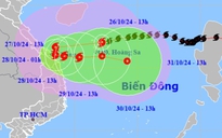 Bão Trami giật cấp 15 lao rất nhanh vào Trung Trung Bộ, nhiều nơi mưa rất lớn