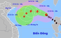 Bão số 8 giật cấp 12; áp thấp nhiệt đới áp sát Quảng Ngãi - Phú Yên