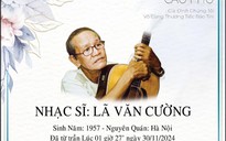 Nhạc sĩ Lã Văn Cường qua đời