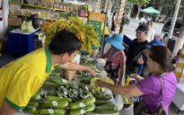 Rau xanh, trứng gà "cháy hàng" trong ngày đầu TP HCM tổ chức bán hàng Tết lưu động