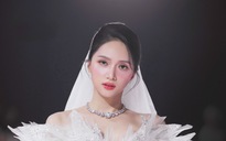 Hoa hậu Hương Giang cực đẹp trong áo cưới