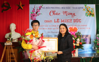 Vinh danh em Lê Minh Đức, huy chương vàng Olympic Dự án Hoá học quốc tế
