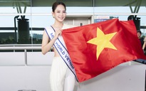 Hoa hậu Mai Phương mang 140 kg hành lý đến Ấn Độ
