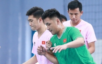 Tuyển futsal Việt Nam có buổi tập đấu tiên hướng đến vé dự World Cup 2024