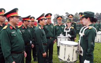 Kiểm tra huấn luyện diễu binh kỷ niệm Chiến thắng Điện Biên Phủ