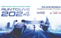 Gần 7.000 VĐV tham dự giải bán marathon Run to Live 2024
