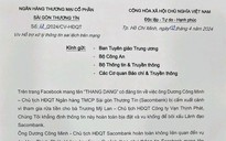 Sacombank bác bỏ thông tin bịa đặt vu khống ông Dương Công Minh