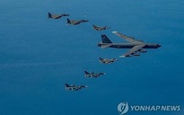 Triều Tiên phóng tên lửa, Mỹ - Hàn - Nhật lập tức tập trận trên không