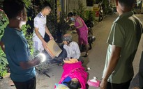 Công an xã và dân phòng cứu sản phụ đẻ rơi dọc đường lúc nửa đêm