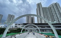 Để hạn chế kẹt xe, cầu đi bộ nối ga metro ở ngã tư Thủ Đức thi công ra sao?