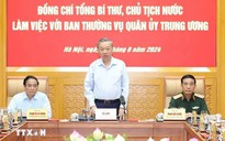 Tổng Bí thư, Chủ tịch nước Tô Lâm làm việc với Ban Thường vụ Quân ủy Trung ương