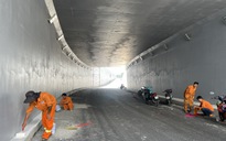 Cận cảnh nhánh hầm chui cửa ngõ Tân Sơn Nhất sắp thông xe