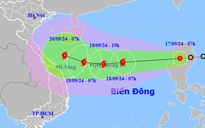 Áp thấp nhiệt đới di chuyển rất nhanh, sẽ vào Biển Đông thành bão số 4, mưa rất to