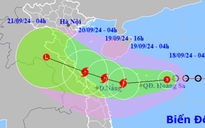 Bão số 4 hướng vào khu vực Quảng Bình - Đà Nẵng, di chuyển phức tạp, miền Trung mưa to đến 500 mm