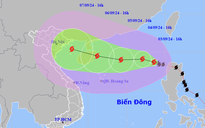 Bão số 3 giật cấp 17 di chuyển nhanh, có thể ảnh hưởng cả miền Bắc