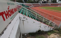 Loạt ảnh hiện trạng xuống cấp của sân vận động Thống Nhất