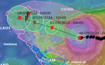 Siêu bão số 3 mạnh cấp 16, giật trên cấp 17 đang áp sát vịnh Bắc Bộ