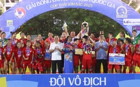 TP HCM viết tiếp lịch sử khi vô địch giải bóng đá nữ quốc gia