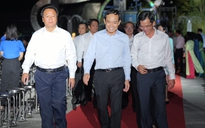 Bí thư Trần Lưu Quang dự chương trình nghệ thuật chào mừng Đại hội Đảng bộ TP HCM thành công