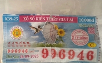Tìm hướng xử lý tờ vé số trúng độc đắc bị rách
