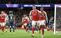 Arsenal thắng "hủy diệt" Atletico Madrid, chạm mốc 200 trận thắng Champions League
