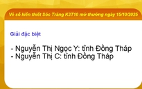 Xổ số miền Nam: Lộ diện 2 phụ nữ ở Đồng Tháp trúng 28 tỉ đồng