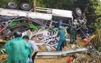 Hai vợ chồng tử vong thương tâm trong vụ lật xe trên đèo Ngọc Vin