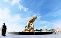 Xây biểu tượng cá Ông cao 8 m bằng đồng ngay trung tâm Vũng Tàu