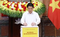 Chủ tịch nước Lương Cường quyên góp, ủng hộ đồng bào khắc phục hậu quả bão số 10