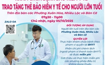 Khám bệnh miễn phí, tặng 60 thẻ BHYT cho người cao tuổi ở TP HCM vào ngày 5-10
