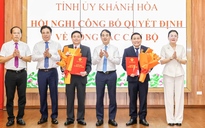 Khánh Hoà công bố nhiều quyết định về công tác cán bộ