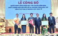 Trường ĐH Luật Huế hoàn tất kiểm định chất lượng ở 3 bậc học