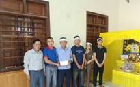 Báo Người Lao Động trao quà bạn đọc ủng hộ tới gia đình có người thân tử vong do bão số 10