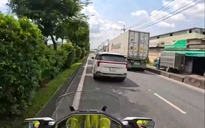 Tài xế cản trở xe ưu tiên ở TP HCM nói lý do vi phạm