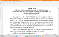 Bất ngờ kết luận kiểm tra nhiệm vụ giảng dạy của nhiều hiệu trưởng, phó hiệu trưởng ở TP HCM