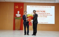 Ông Nguyễn Hoài Nam được bổ nhiệm làm Chánh Thanh tra tỉnh Quảng Trị