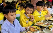 Suất ăn bán trú Trường Tiểu học Trưng Vương có gì sau khi bếp ăn hoạt động trở lại?