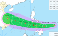 Bão Kalmaegi ngày càng mạnh thêm, khi vào Biển Đông có thể giật tới cấp 16-17