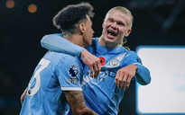 Haaland bùng nổ, Man City lên ngôi nhì Ngoại hạng