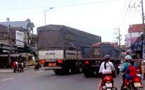 Tạt đầu để trả đũa xe ben, tài xế xe tải nhận bài học