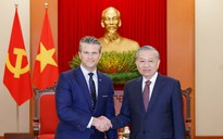 Tổng Bí thư Tô Lâm tiếp Bộ trưởng Bộ Chiến tranh Mỹ Pete Hegseth